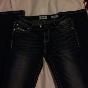 Day trip boot cut dark wash jeans