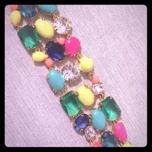 J.Crew Multi Color Statement Bracelet