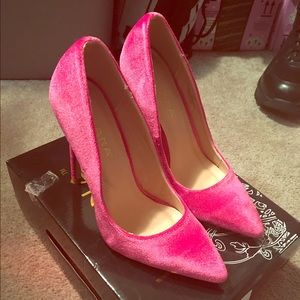 Fuchsia Women Heels