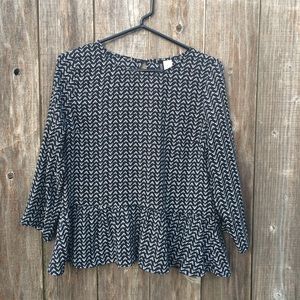 Patterned blouse