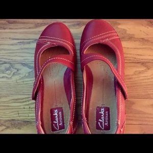 Clarks Artisan Maryjane Flats with Stretch Closure
