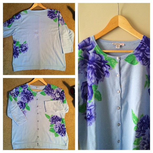 Isaac Mizrahi Sweaters - Isaac Mizrahi Cardigan Sweater  XL