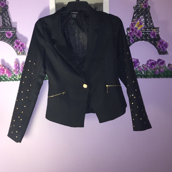 Black and Gold Blazer