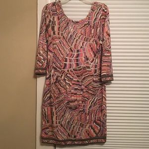 Trina Turk Dresses - Trina Turk geo print quarter length sleeve dress Trina Turk Dresses - Trina Turk geo print quarter length sleeve dress