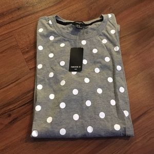 NWT Men's Forever 21 Polka Dot Tee