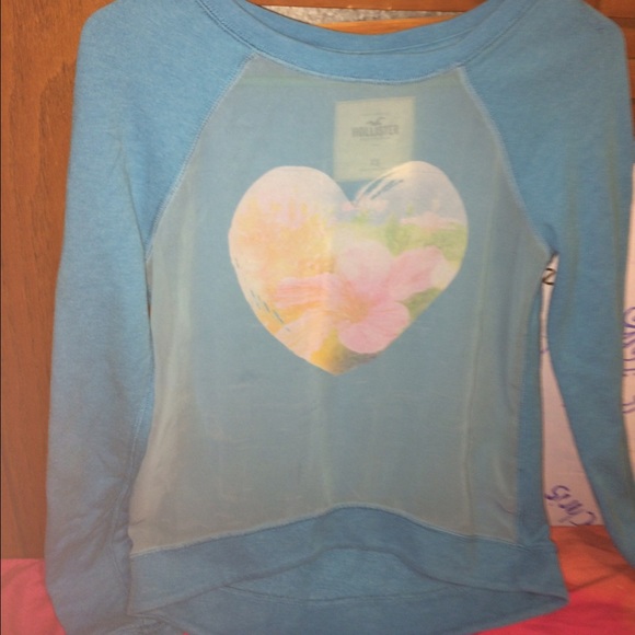 Blue Hollister long sleeve shirt