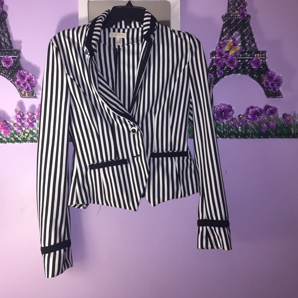Black and White Blazer