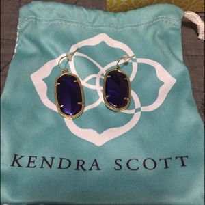 Kendra Scott Elle Gold Earrings in Irridescent