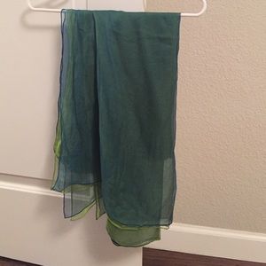 Never worn, 100% silk scarf.