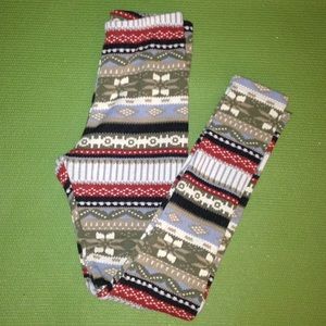 New Poof! Holiday Fleece Leggings