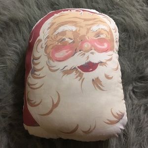 Retro santa pillow.