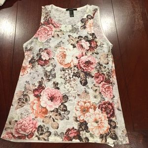 Floral tank top.