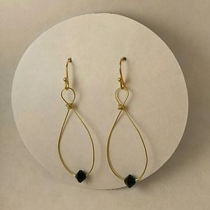 Swarovski crystals teardrop earrings