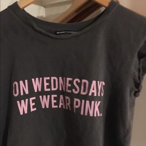 "On Wednesdays We Wear Pink" Shirt