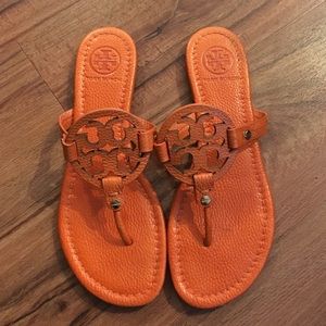 Tory Burch Leather Slides