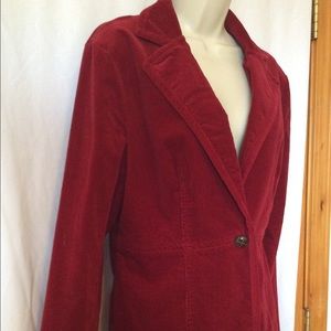 Red blazer