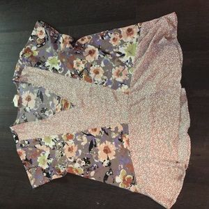 Silky floral top