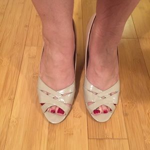 Franco Sarto wedges - beige/cream colored