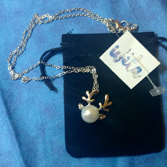 Silver Reindeer Necklaces