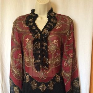 Long sleeve blouse