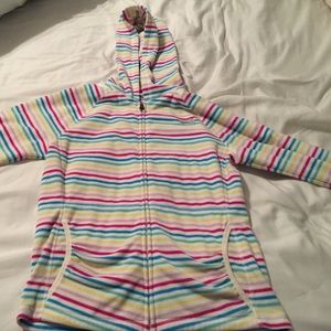 Girls size 14/16 north face zip-up