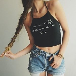 "You are my sun moon and all my stars" Sachi Top