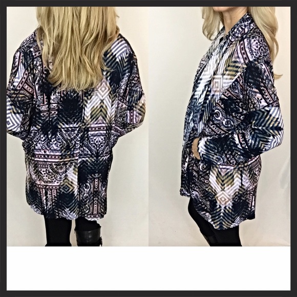 Bohemian Chic Kimono Cardigan Navy SM sold - Picture 5 of 7