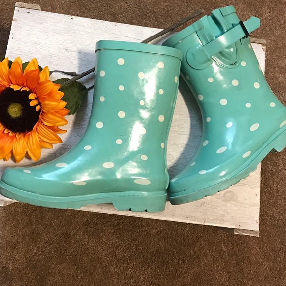 Circo Other - 🍥Mint Polka Dot Rainboots
