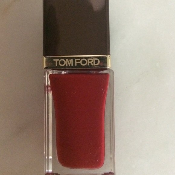 Tom Ford Red with a Hint of Orange nail polish