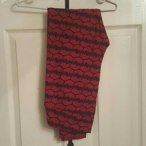 FINAL NWT LuLaRoe Buffalo TC Leggings HTF