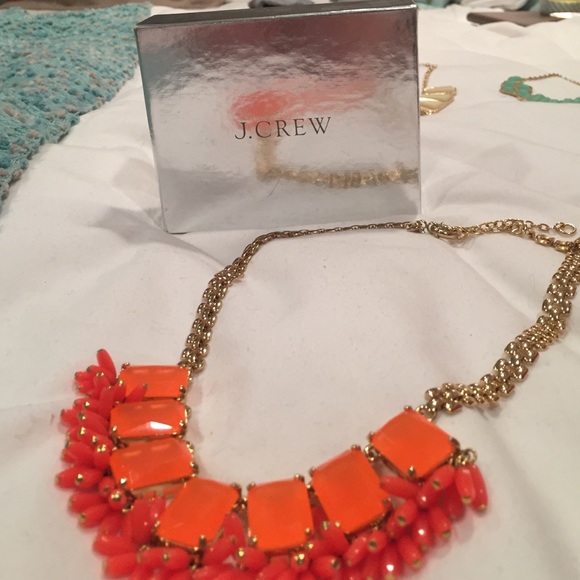 Jcrew neon necklace