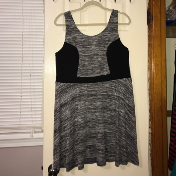 Heathered gray dress
