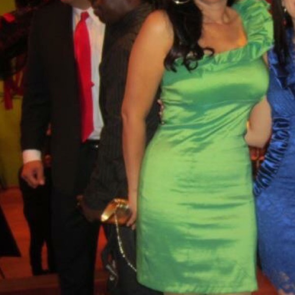 Green Party dress