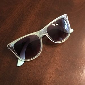 Teal sunglasses