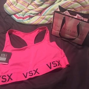 Pink VSX Victoria Secret Razorback Sports Bra!