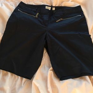 NWOT Michael Kors navy Bermuda Shorts, size 4