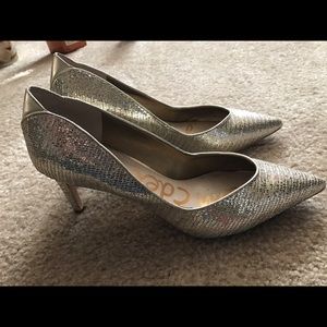 Sam Edelman Gold NYE High Heels