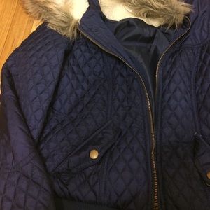 Forever 21 Jackets & Coats - Navy Bomber Jacket Forever 21 Jackets & Coats - Navy Bomber Jacket