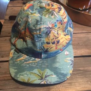 Obey Hawaiian print hat