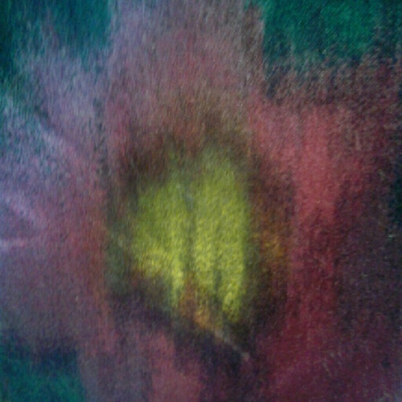 LOFT Empire baby blue with abstract flowers. - Picture 3 of 3