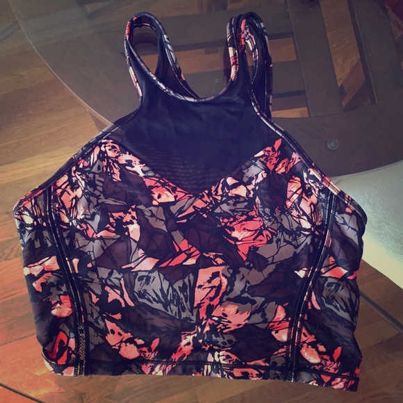 Lululemon mesh sports bra