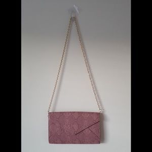 Pastel pink clutch