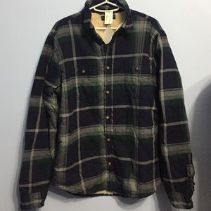 Lined button-up