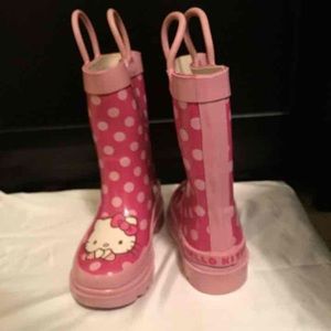 Little Girls Hello Kitty Rain Boots