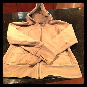 Gray sparkly lululemon sweatshirt