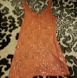 4 lacy/sparkly tanks!!