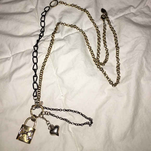 Betsey Johnson 36" Charm Necklace