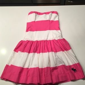 Abercrombie and Fitch Strapless summer dress.