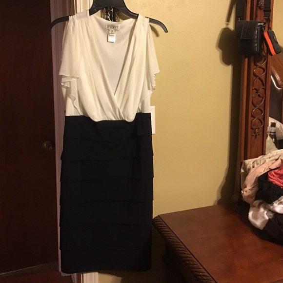 Beautiful navy Blue and off white NWT