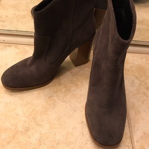 Zara suede booties EUC